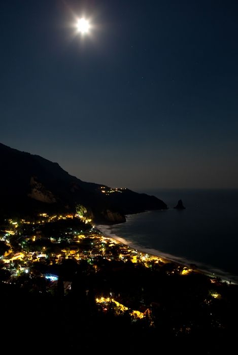 Moonlight over Agios Gordios