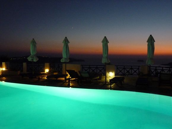 Santorini Sunset - Valcano View Hotel