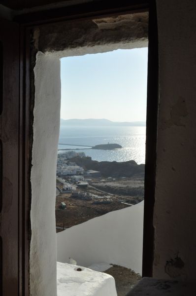 Portara from inside Agios Ioannis Theologos