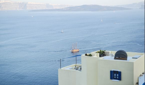 View of the caldera from Oia