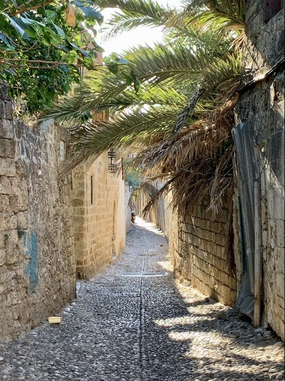 Rhodes Old Town during the pandemic. 🥰