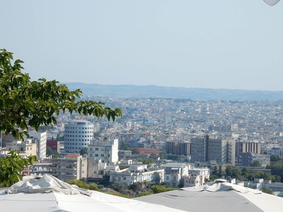 Thessaloniki : View on the city from Old town Ano Poli