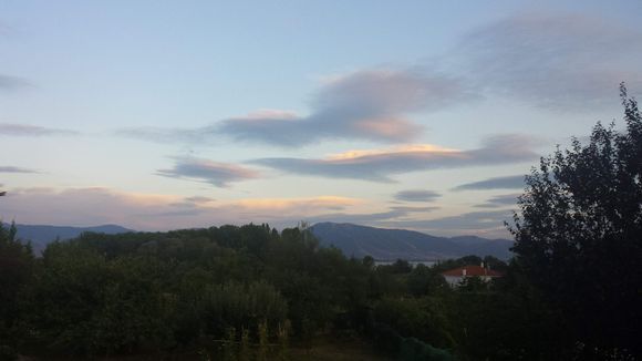 Kastoria Mountains early evening