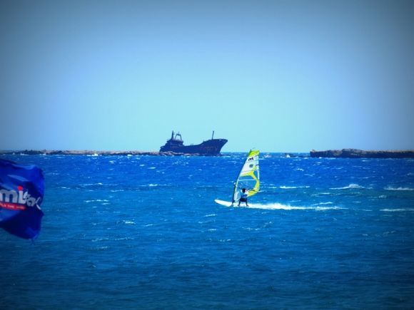 Windsurfing in Karpathos.!