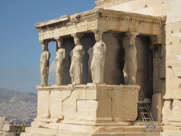 The Caryatids have been pulling their weight for centuries!
