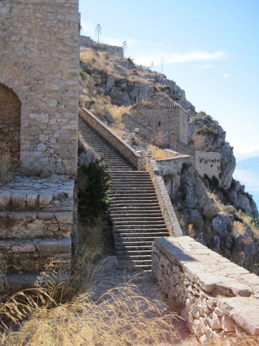 The steep steps to Palimidi