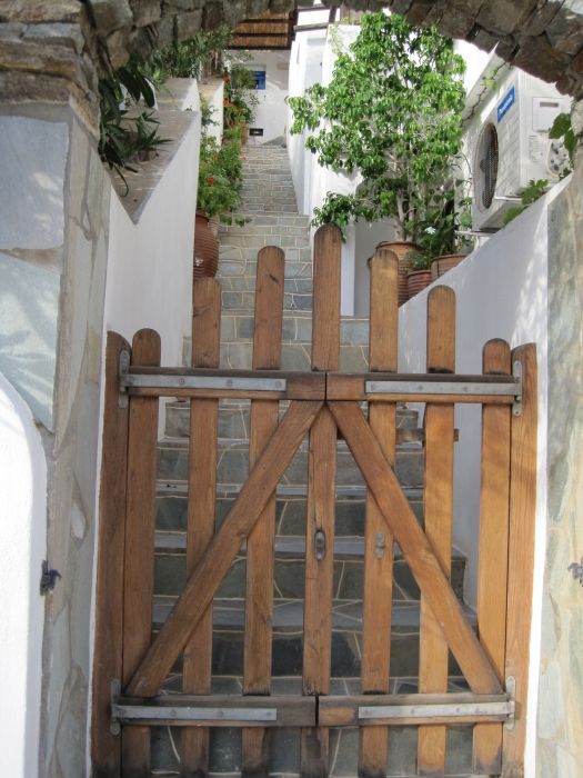 An Inviting Gate Leads to a Private Courtyard