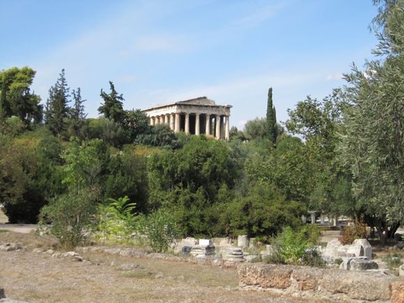 Another fabulous view at the Ancient Agora!