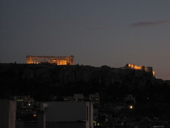 The Acropolis illuminated!