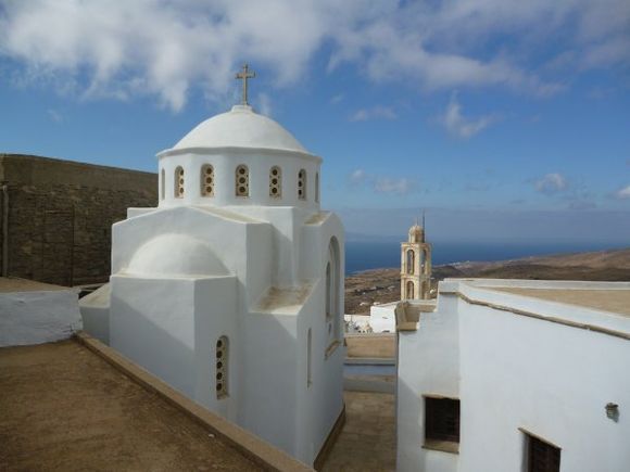 Beautfful church in the lovely and untouristy village of Ktikados, Tinos