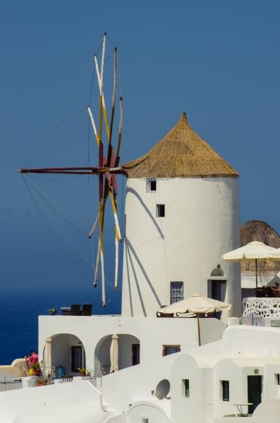 Santorini Windmill