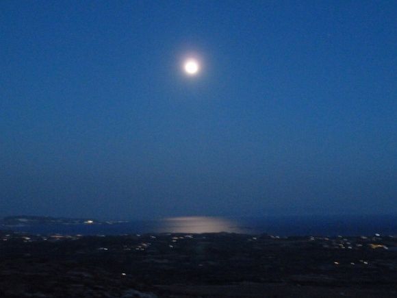 Moon rise in Kefalonia