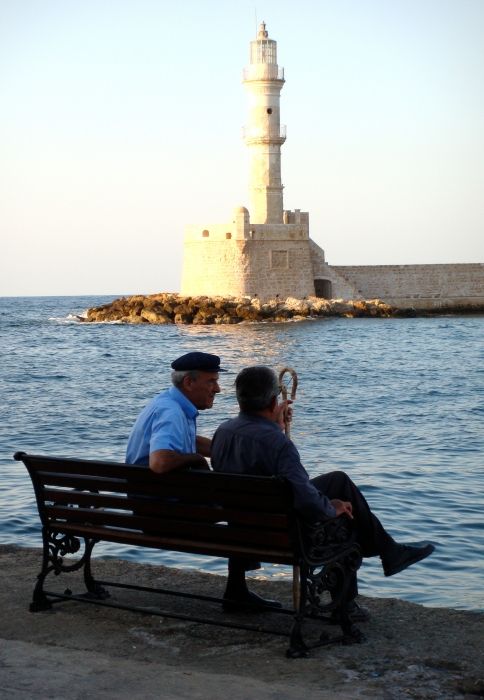Talks in Hania. Crete