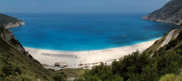 panorama Myrtos Bay