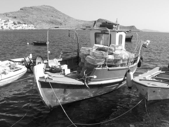 fishing boats halki