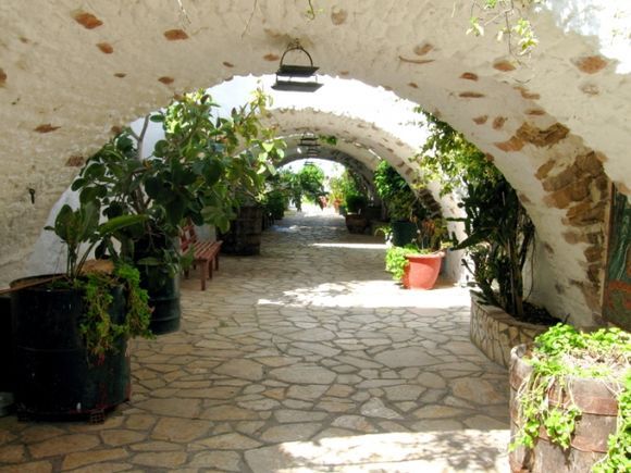 Courtyard of Moni Theotokou