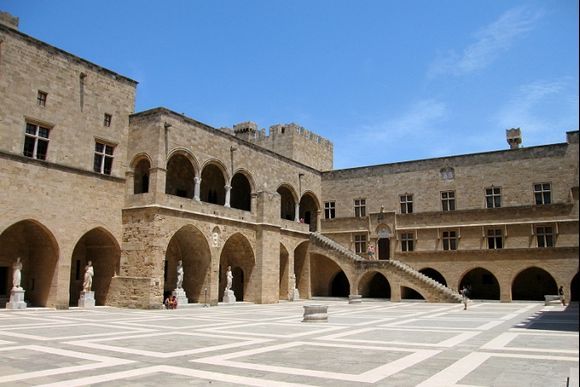 Central courtyard of Palace of the Grand Masters