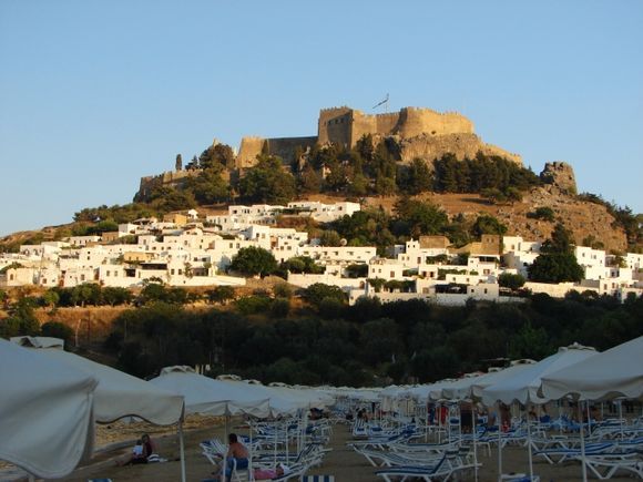 Acropolis from the beach