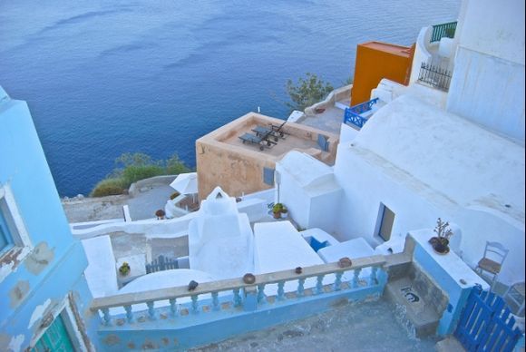 Santorini hotel view