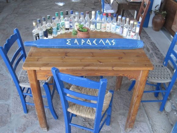 a table in Eresos, June 2014