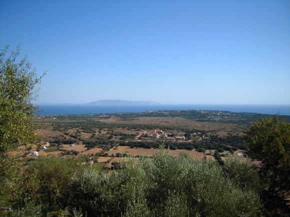 Pessada, Kefalonia. Zakynthos view in the distance.