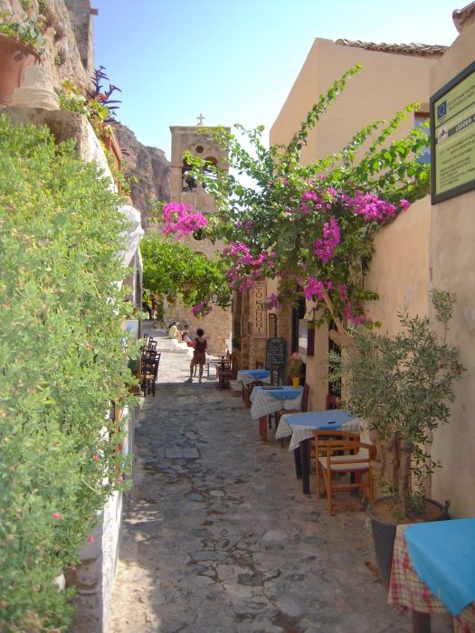Monemvasia, inside the old town. really cute & beautiful streets.