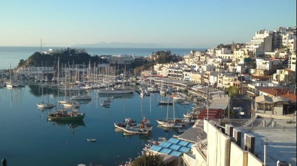 Piraeus, mikrolimano in the morning. View from the Mistral hotel !