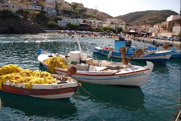fishing village Crete, Greece