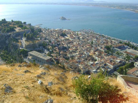 Nafplion from the Castle