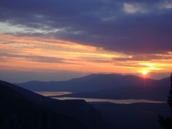 Sunset from Delphi
