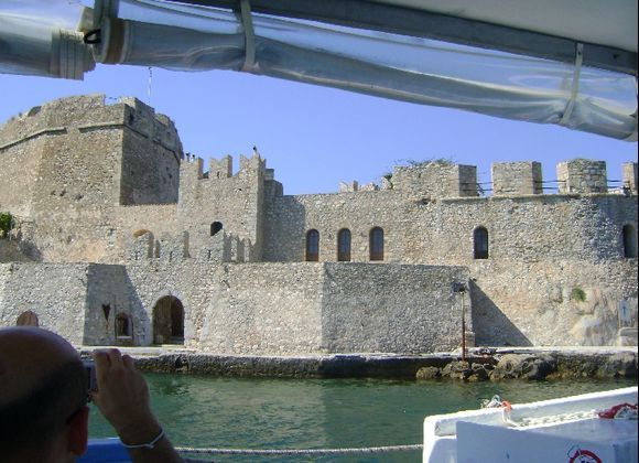 Bourtzi from the boat