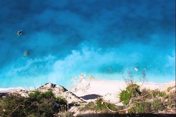 50 shades of blue - Egremni, Lefkada island - Ionian sea.
