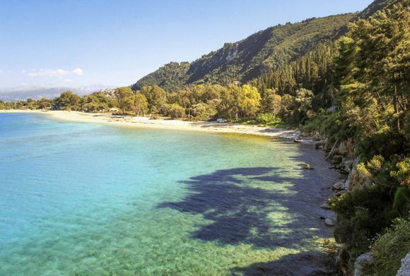 Agios Ioannis beach, Lefkada island - Ionian sea.