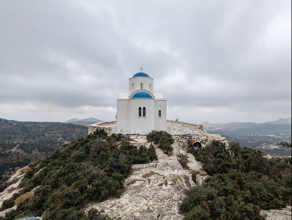 Prophet Elias Church, on top of the world. 