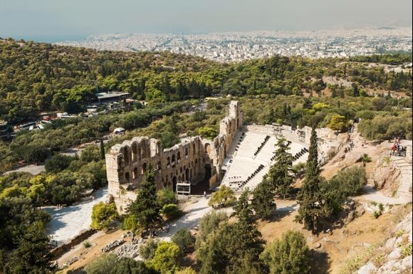 View from Acropolis, Athens
