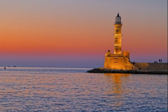 Sunset in Chania