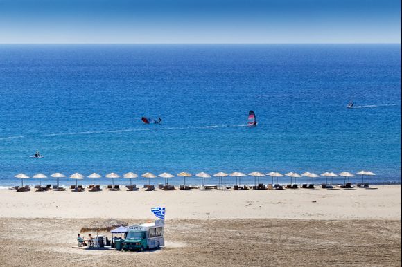 One of the beaches of Prasonisi -May 2019