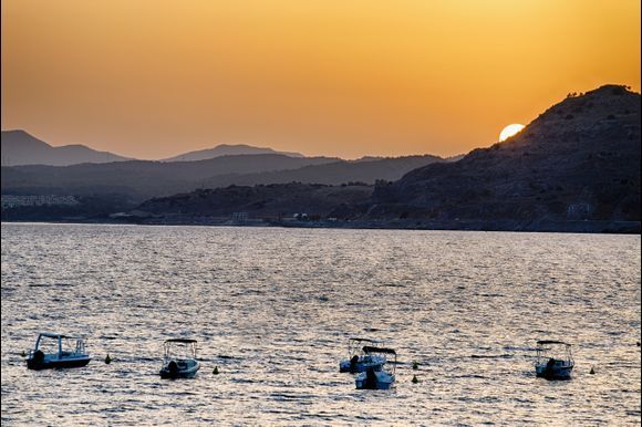 Sunset from Pefkos