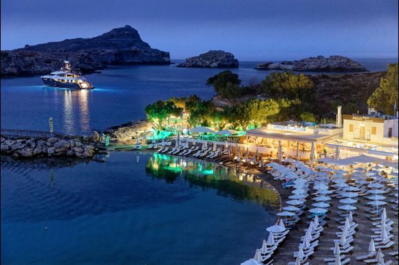 Lindos in the evening.