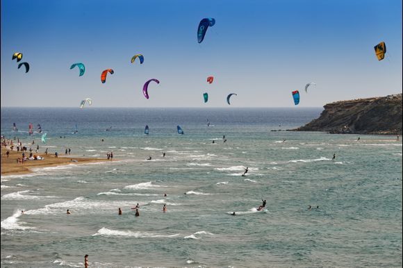 Prasonisi,  paradise for windsurf