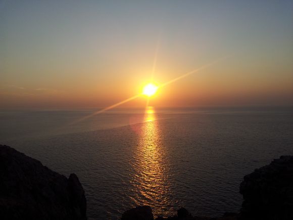 Sunset from Castle Myrina Lemnos