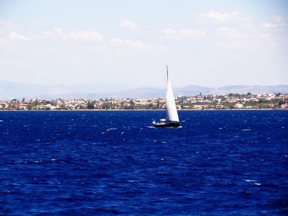 Sailing in the waters of Aegina