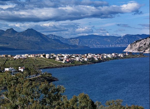 View towards Perdika, taken from Aiginitissa.