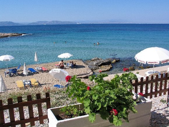 Banio Banio, Beach on Aegina island.