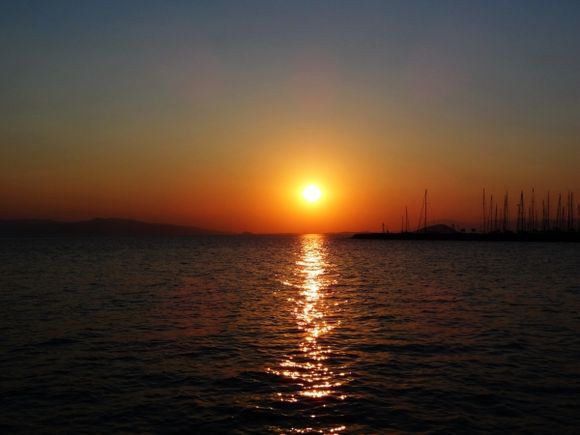 Sunset from Aegina town