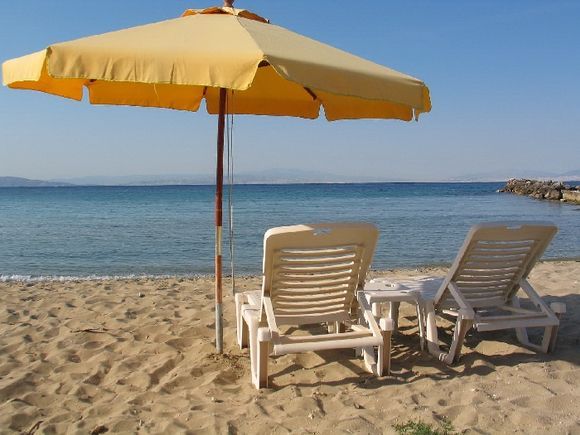 Vagia Beach on Aegina island