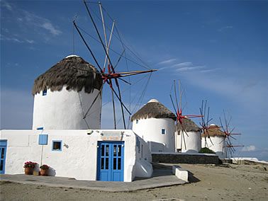 Mikonos windmills