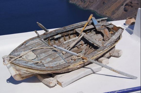 Dry dock in Santorini!