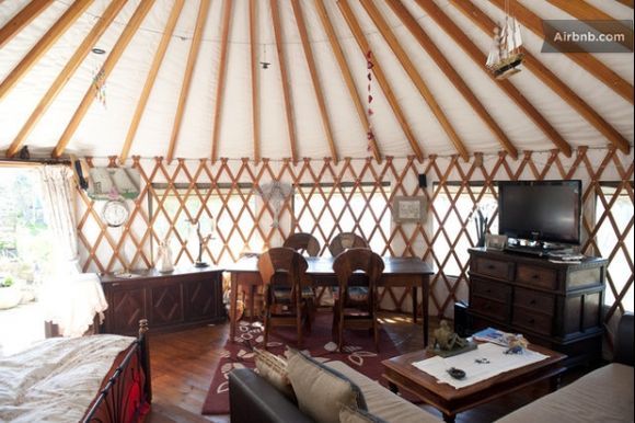 yurt accommodation greece