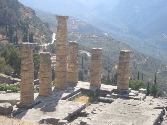 the columns that point to the gods